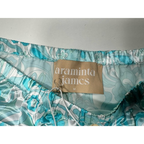Araminta James La Mer Silky Wide‎ Leg Pants Womens Medium - Picture 6 of 6